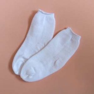 Chaussettes blanches unies