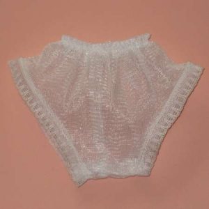 Culotte blanche dentelle fine