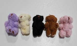 Lot 5 petits ours