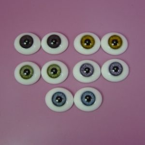 Yeux ovales en verre Paperweight