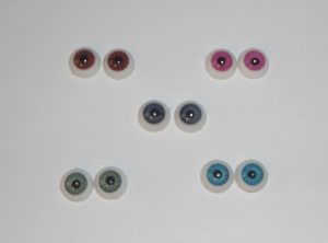 Yeux ronds acryliques 12mm