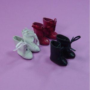 Bottines en cuir véritable, convient à Bleuette