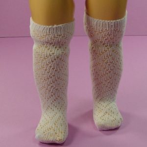Chaussettes longues ajourées