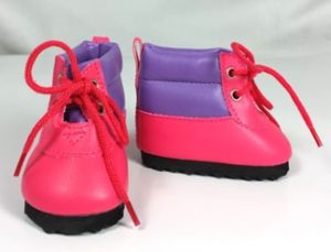 Chaussure de montage rose et violet
