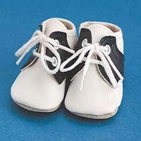 Chaussures blanche et bleu