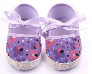 Chaussure violet Poupée toddler bébé Reborn