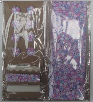 Lot tissus boutons ruban Lili Rose