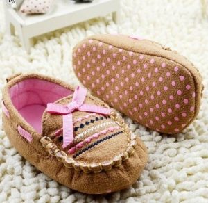 Chaussure Marron/Rose Poupée toddler bébé Reborn