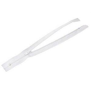 fermeture éclair blanche 17cm