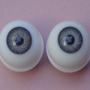 Yeux rond verre soufflé