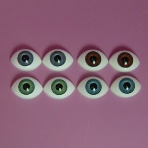 Yeux ovales acryliques