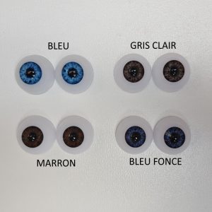 Yeux acryliques ronds 1