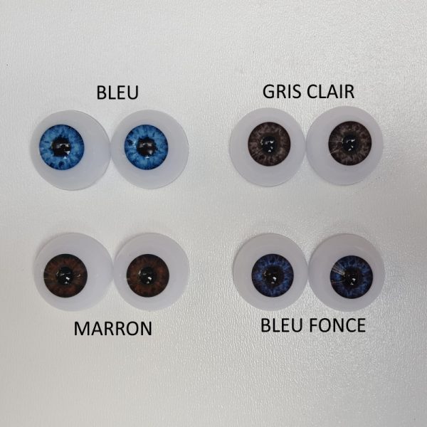 Yeux acryliques ronds 1