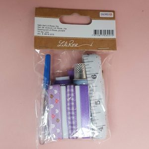 Set couture violet Lili rose 14 pièces