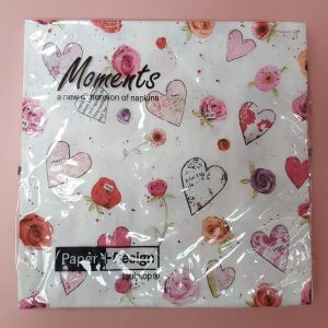Paquet de 16 serviettes de 33x33cm en papier pour décopatch