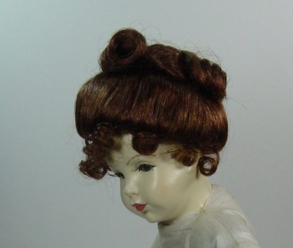 Perruque Chignon pour poupée ancienne contemporaine – Image 2