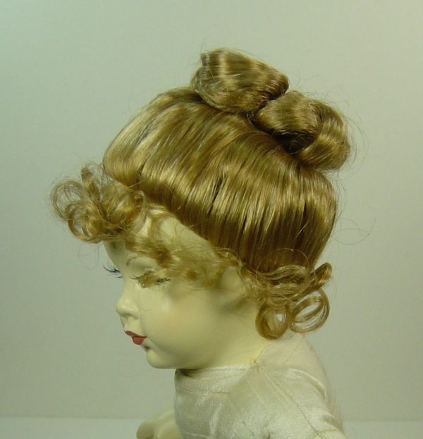 Perruque Chignon pour poupée ancienne contemporaine – Image 3