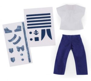 Corolle - FBL51 - Ensemble t-shirt & pantalon à customiser pour poupée Ma Chérie Création