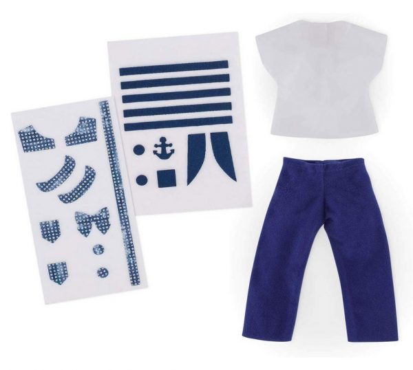 Corolle - FBL51 - Ensemble t-shirt & pantalon à customiser pour poupée Ma Chérie Création