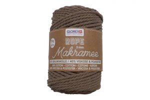 Rouleau de macramé 3mm de diamètre pour tissage et bricolage