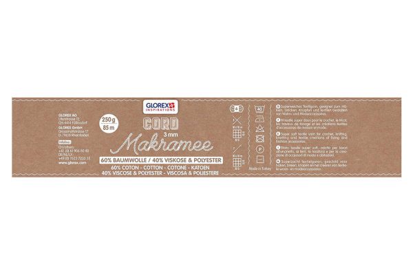 Rouleau de macramé 5mm de diamètre pour tissage et bricolage – Image 4