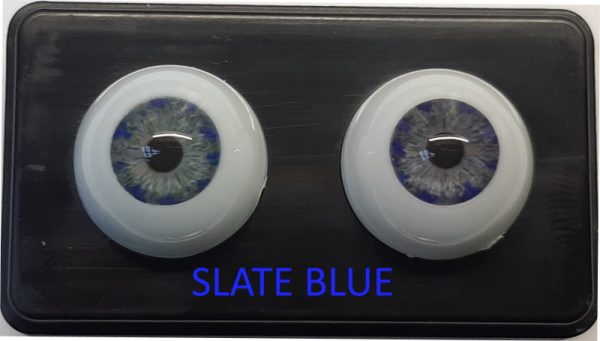 Glastic realistic Eyes Slate Blue