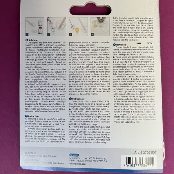 Moule en silicone boutons  Glorex – Image 2