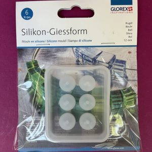 Moule en silicone boule de 12mm Glorex