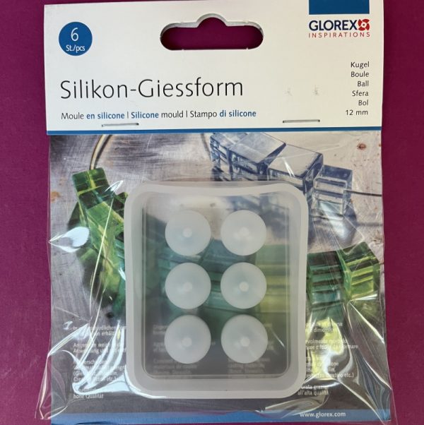 Moule en silicone boule de 12mm Glorex