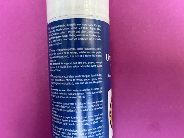Vernis universel en spray mat de 300ml – Image 2