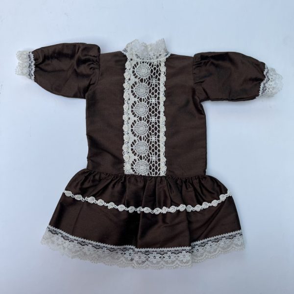 Robe en soie sauvage Made in France pour poupée de 40/45cm de haut – Image 3
