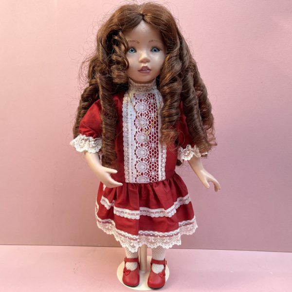 Robe en soie sauvage Made in France pour poupée de 40/45cm de haut – Image 2