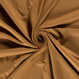 ECOVERO™ jersey viscose tissu Unicolore Camel